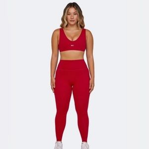 Set Active Sportbody leggings in red Apple - size medium